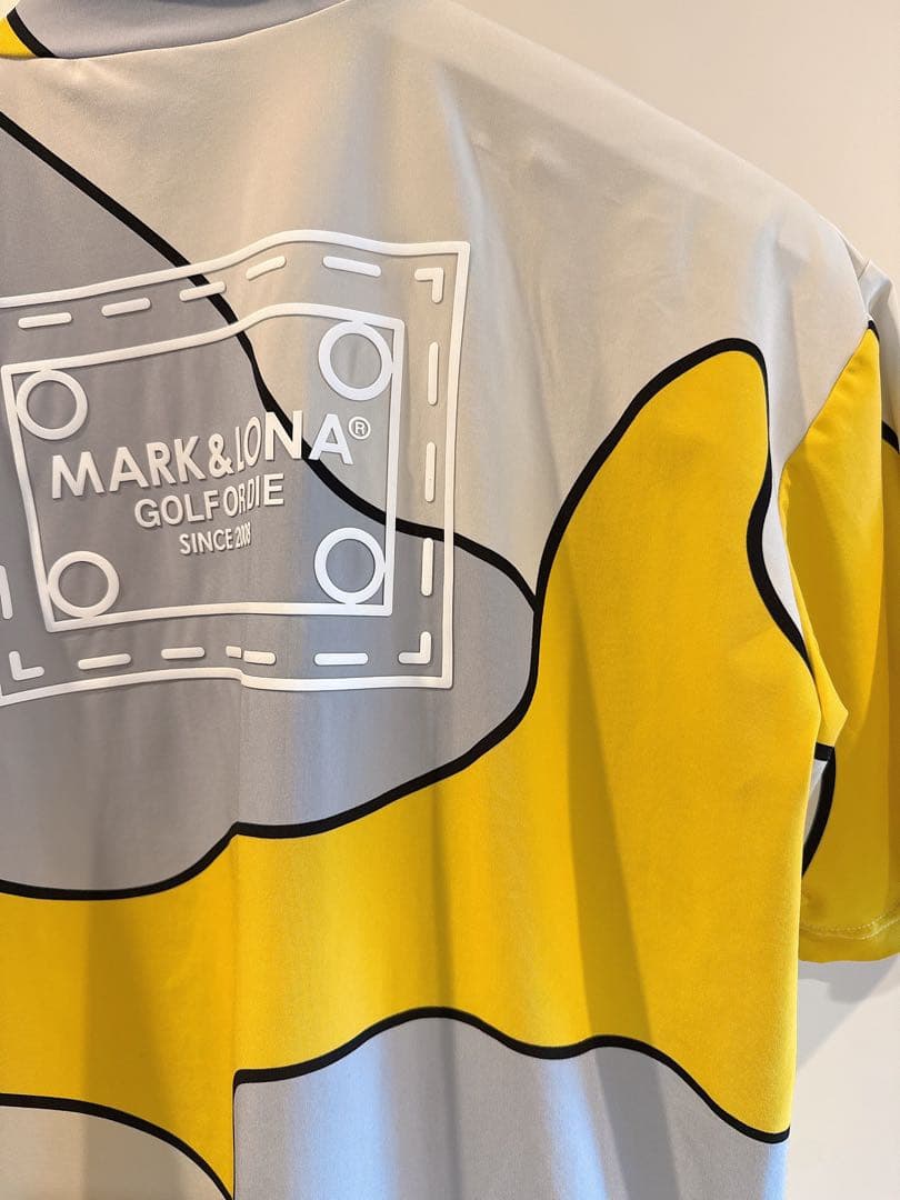 美品 ★ MARK&LONA 2024 モックネック シャツ マーク&ロナ