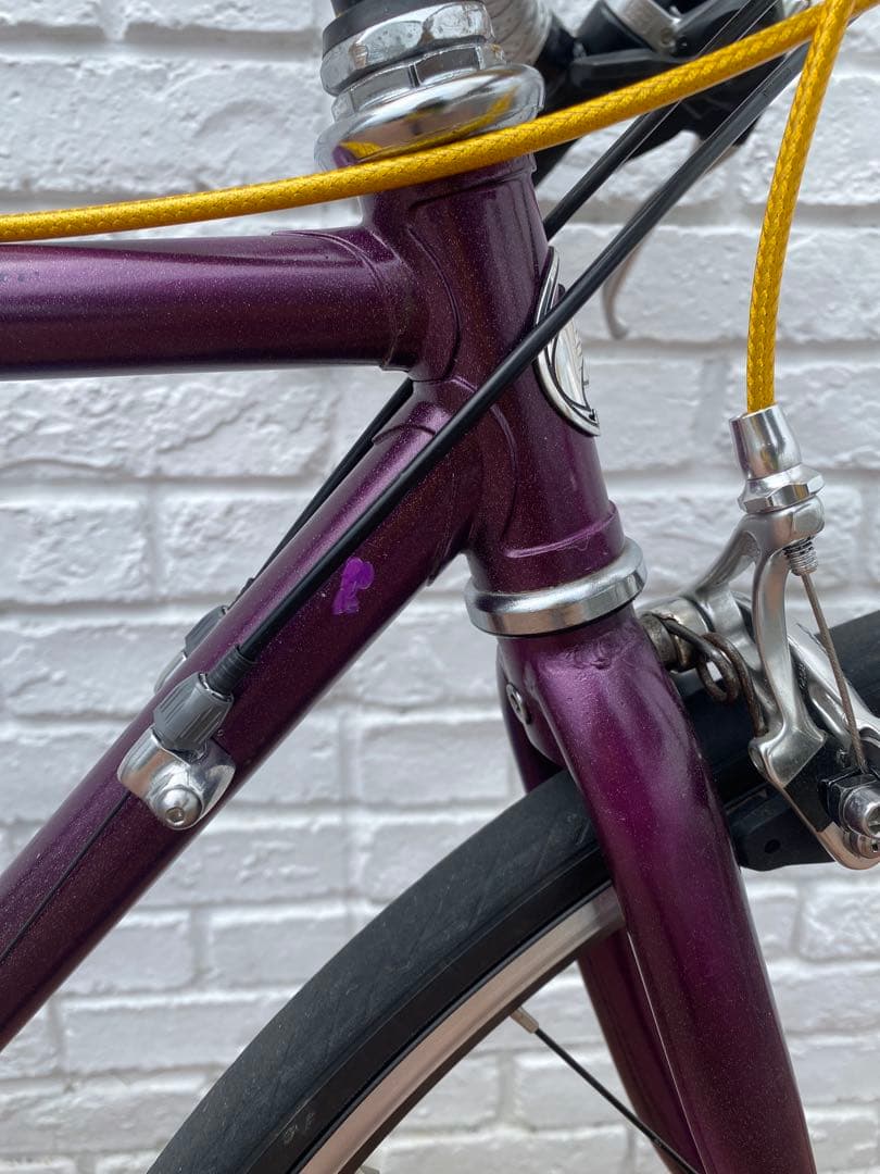 オールドロードバイククロモリ１インチフレーム希少　クロスバイクカスタム