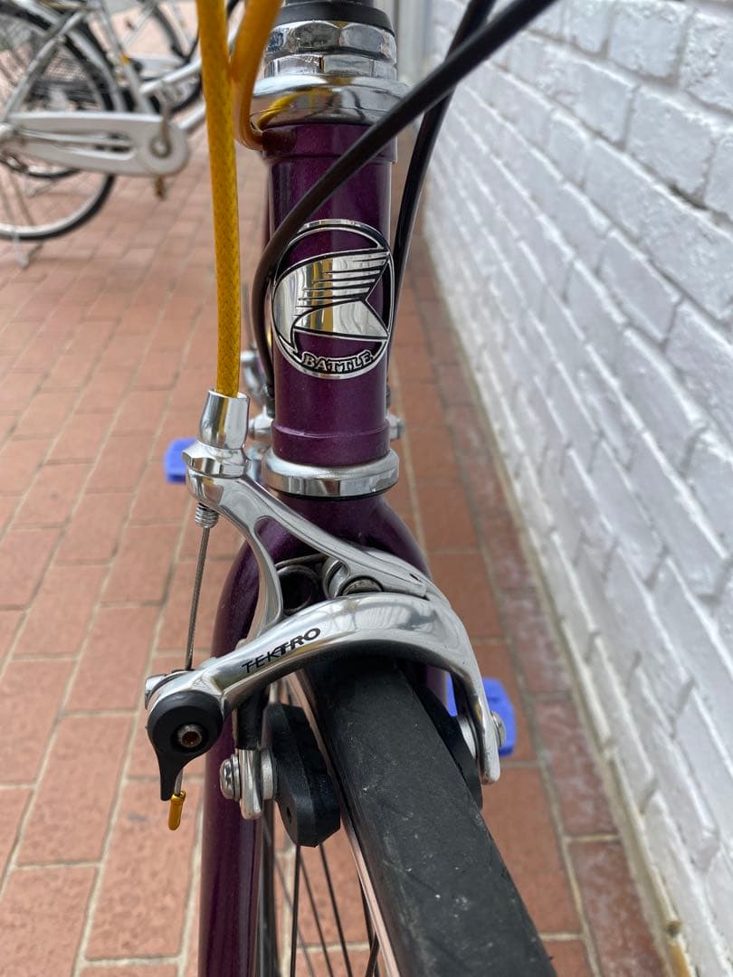 オールドロードバイククロモリ１インチフレーム希少　クロスバイクカスタム