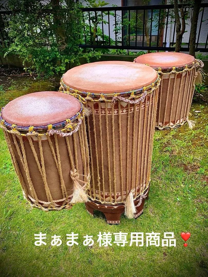 フリースタイルドラムVODドゥンドゥン&タムタムキット まぁまぁ商品❣️