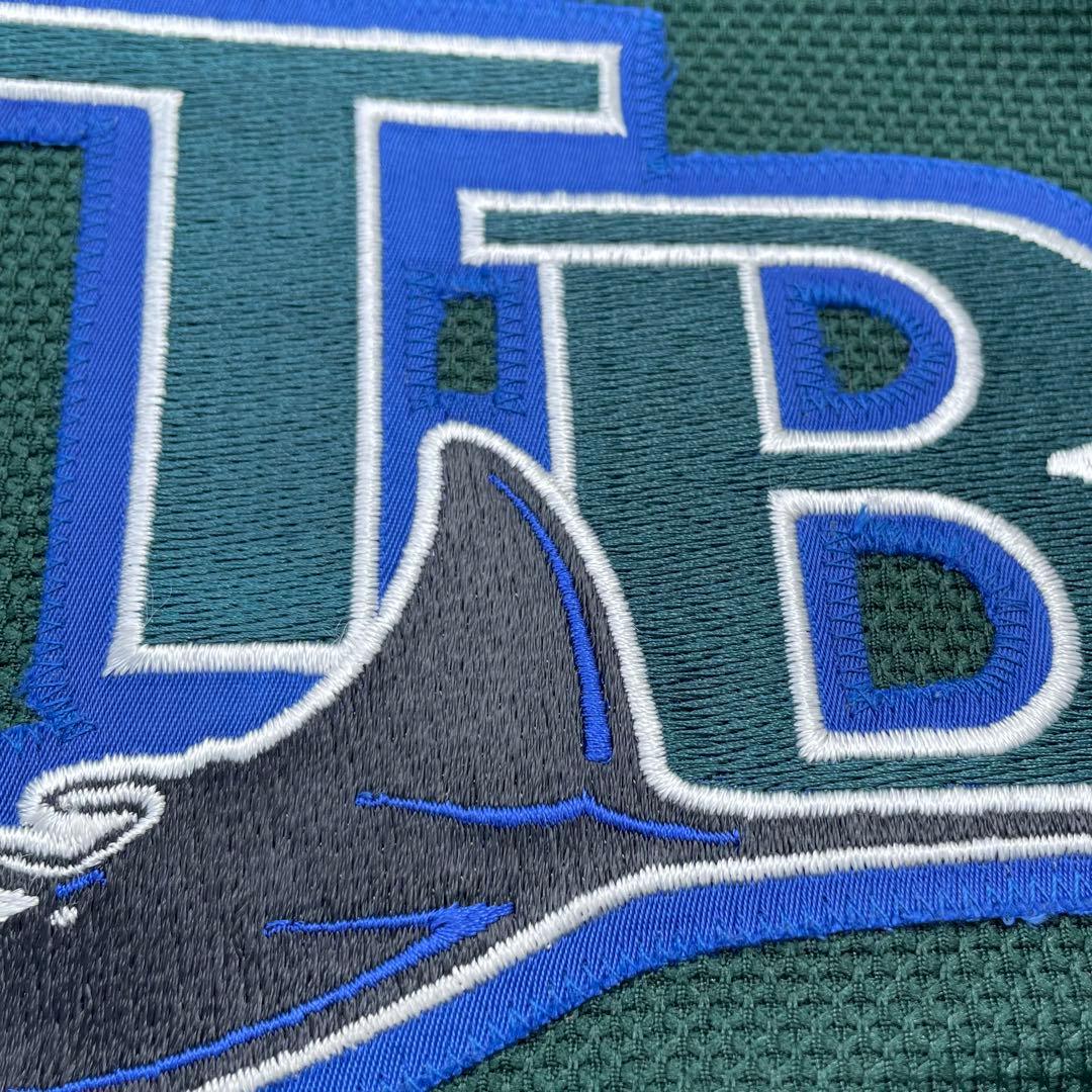 USA製 00s Majestic社 タンパベイ デビルレイズ 古着ゲームシャツ