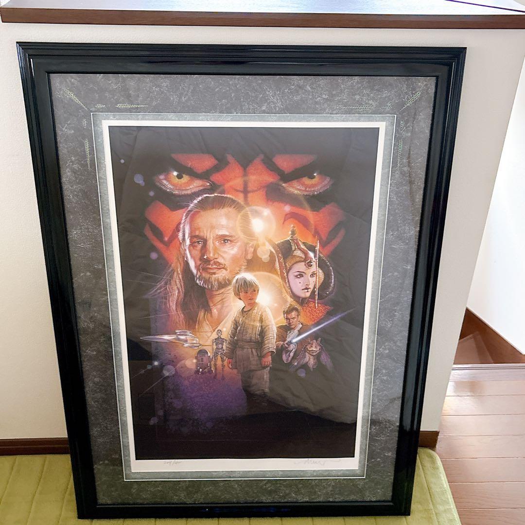 『モンチ』ドゥルーストゥルーザン直筆サイン入版画スターウォーズエピソード1