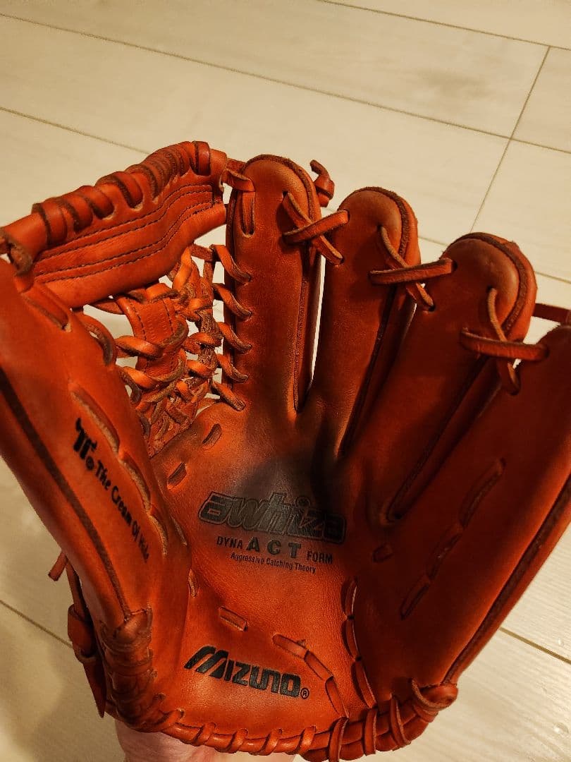 美品　mizuno一般軟式用グラブ　外野手用右投げ