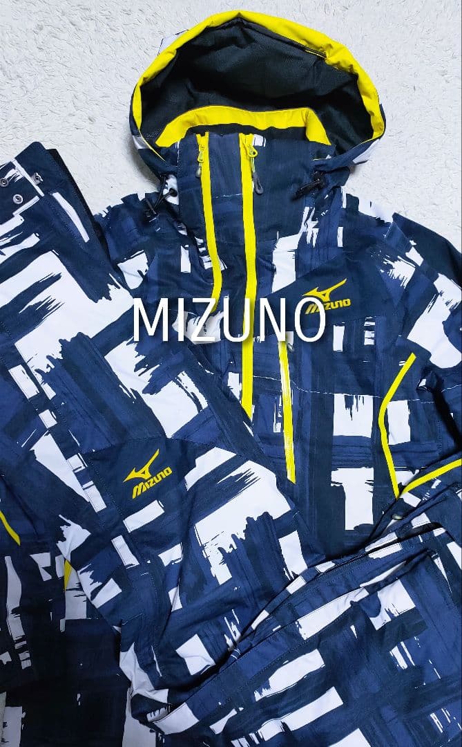 【ミズノ MIZUNO】スキーウェア セットアップ ✨総柄✨メンズL