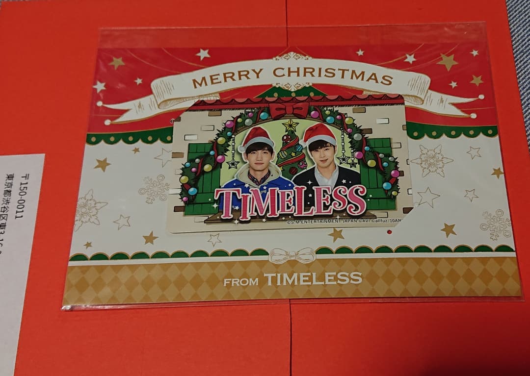 東方神起 Timeless 特製ICカードステッカー