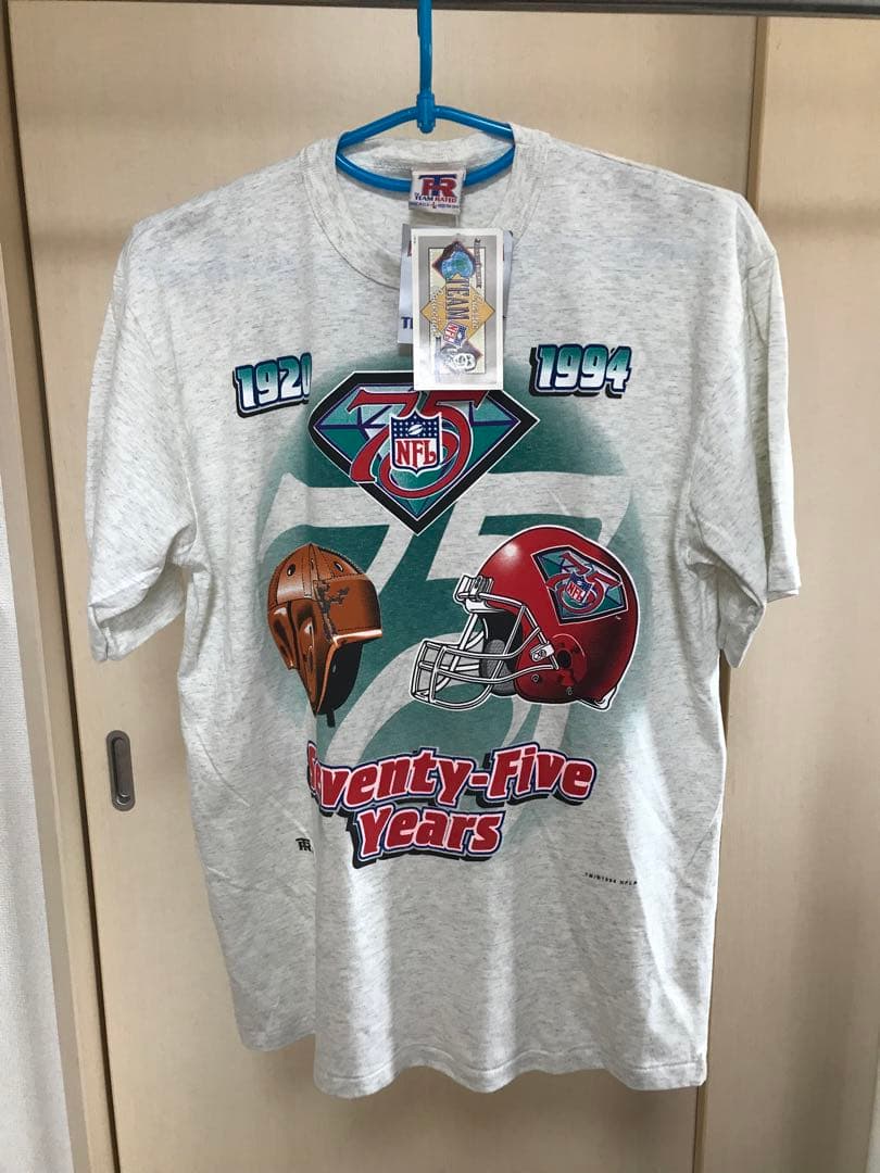 人気商品、新品未使用、タグ付き、90'sレアなTEAMRATED75周年Lサイズ