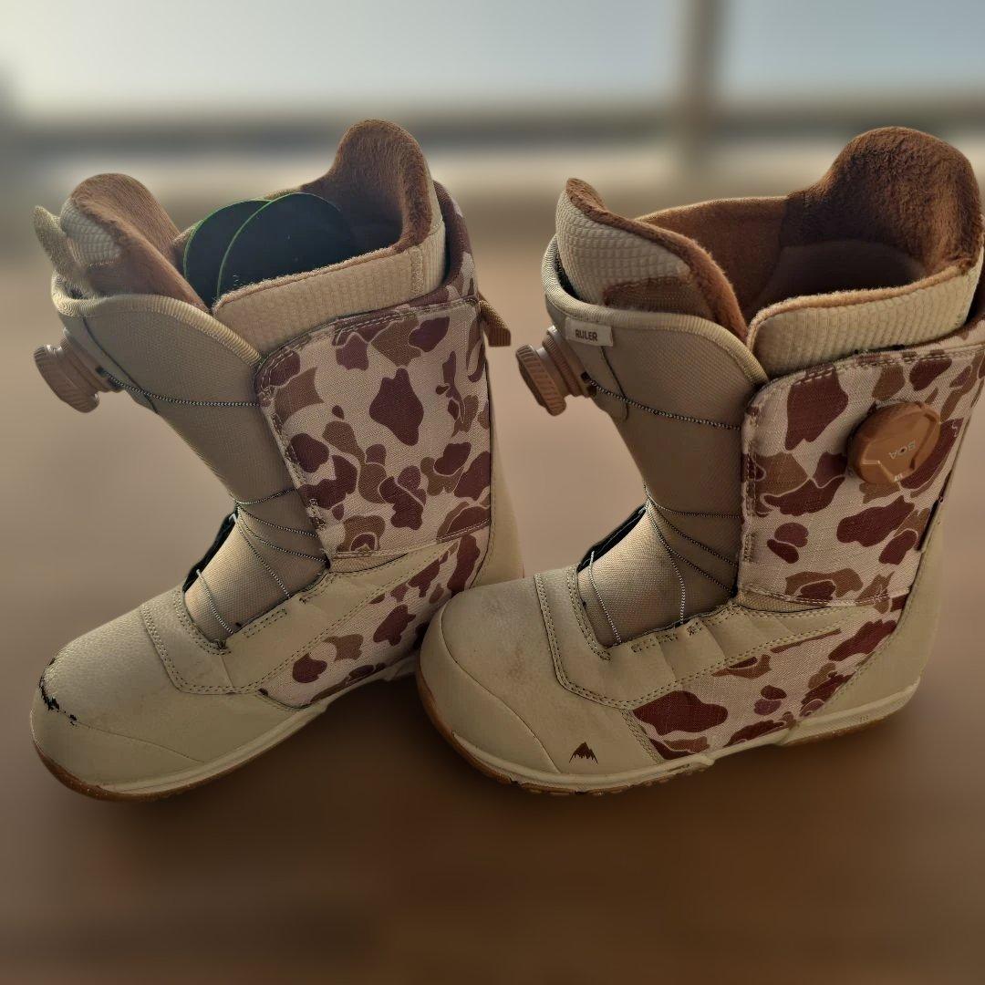 BURTON　Ruler　BoA　スノーボードブーツ ベージュ/カモフラージュ