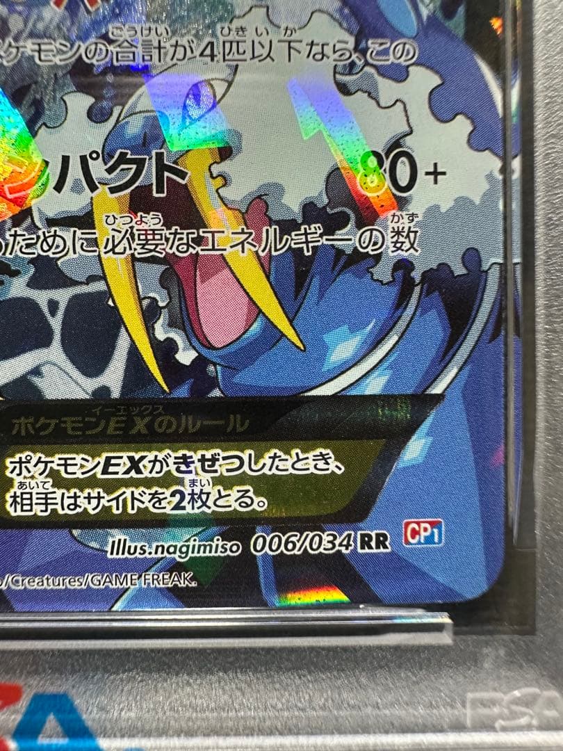 マグマ団のグラードンEX アクア団のカイオーガ psa9 10 連番