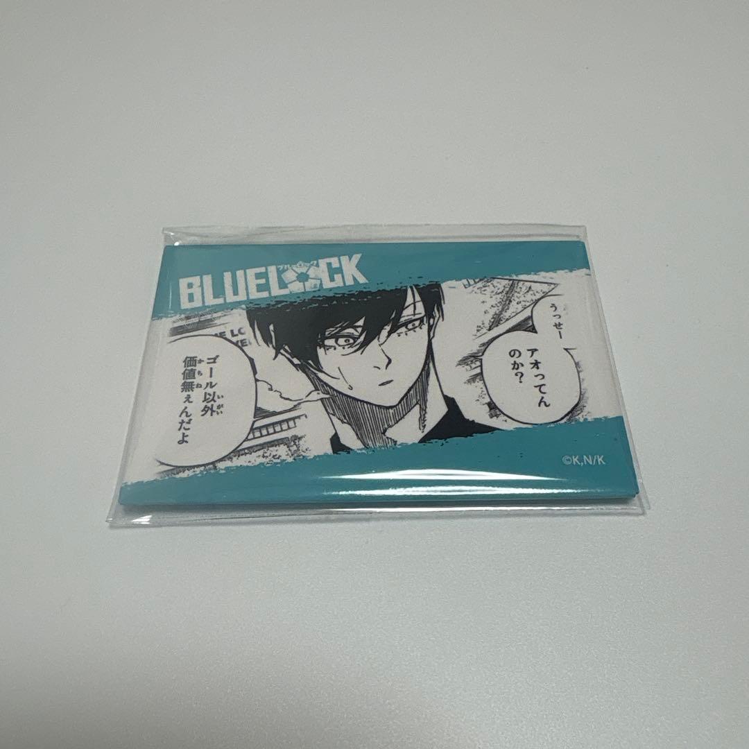 ブルーロック　プリンセスカフェ　スクエア缶バッジ　糸師凛