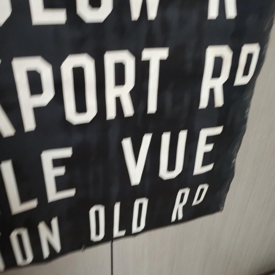 ヴィンテージバスロールサイン本物　1201