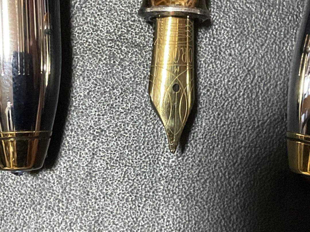 クロス　万年筆　タウンゼントメダリスト3本とペンケース