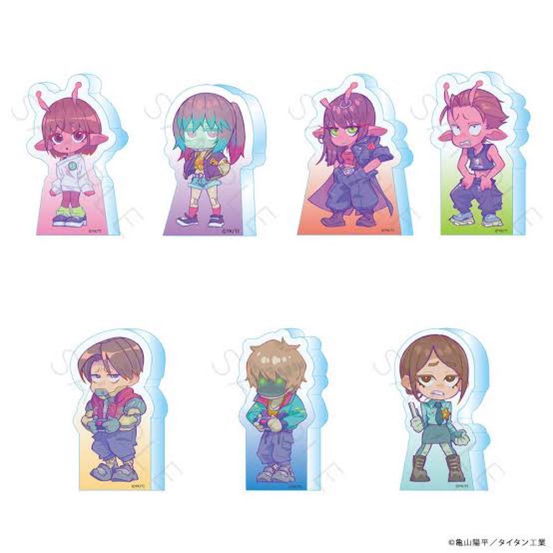 ミルキーサブウェイ　アクリルミニブロック