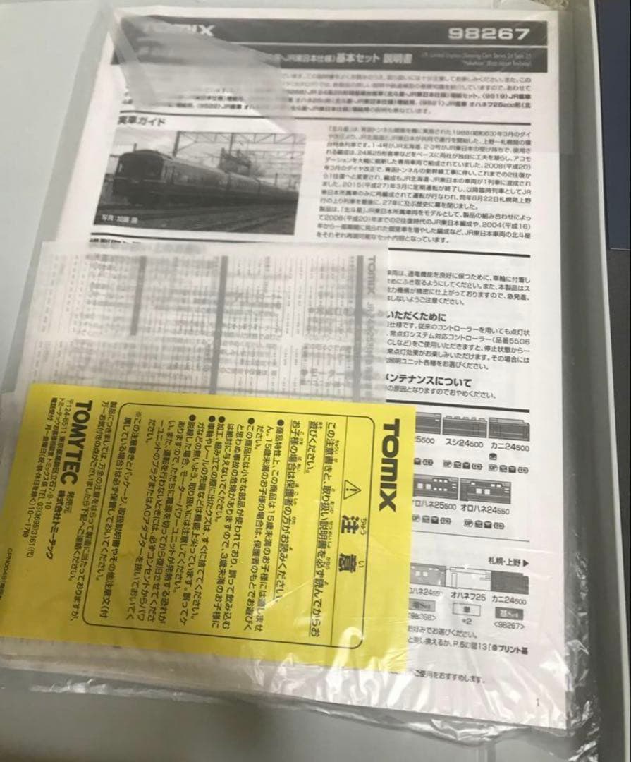 TOMIX 98267・98268 　北斗星・JR24系　東日本編成　基本＋増結