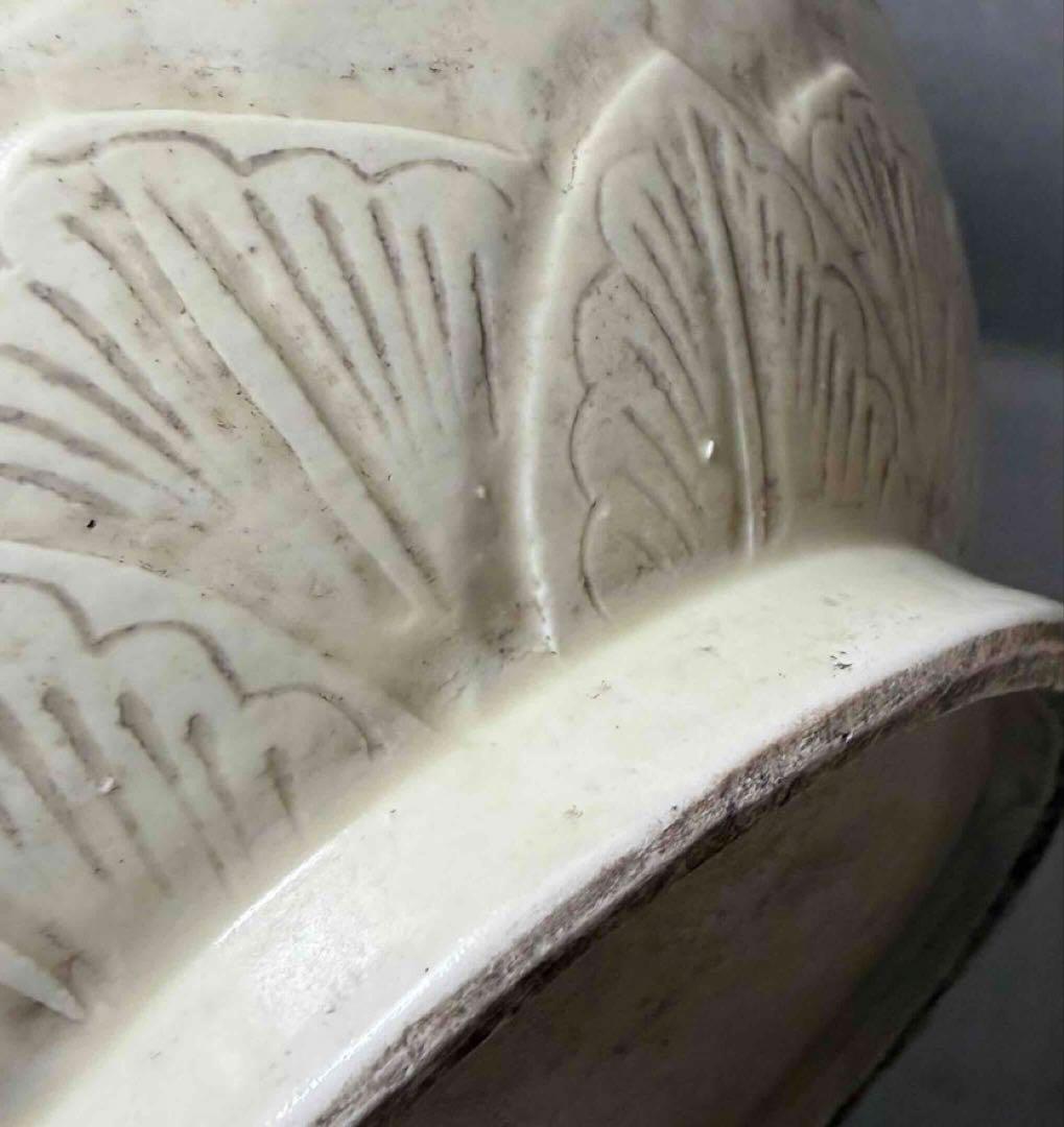 中国 定窯写　草花図水注　f2251108