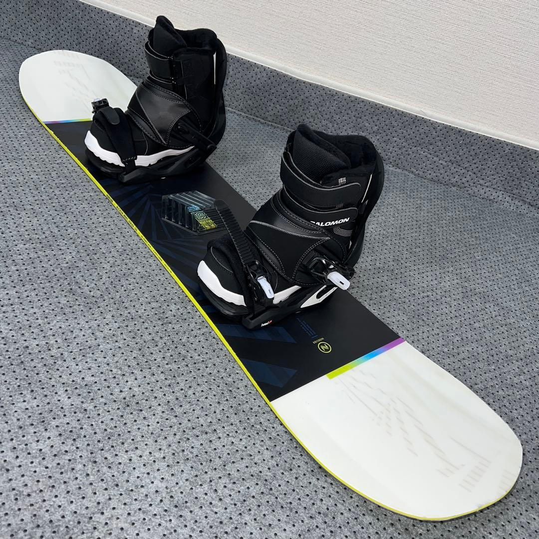 数回使用 キッズスノーボード NIDECKER 120cm×バイン×ブーツ