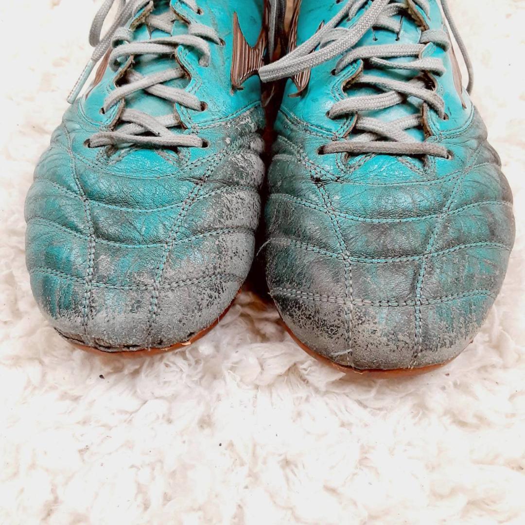 希少 26.5㎝◎ ミズノ サッカーシューズ アジュールブルー モネリアネオ3