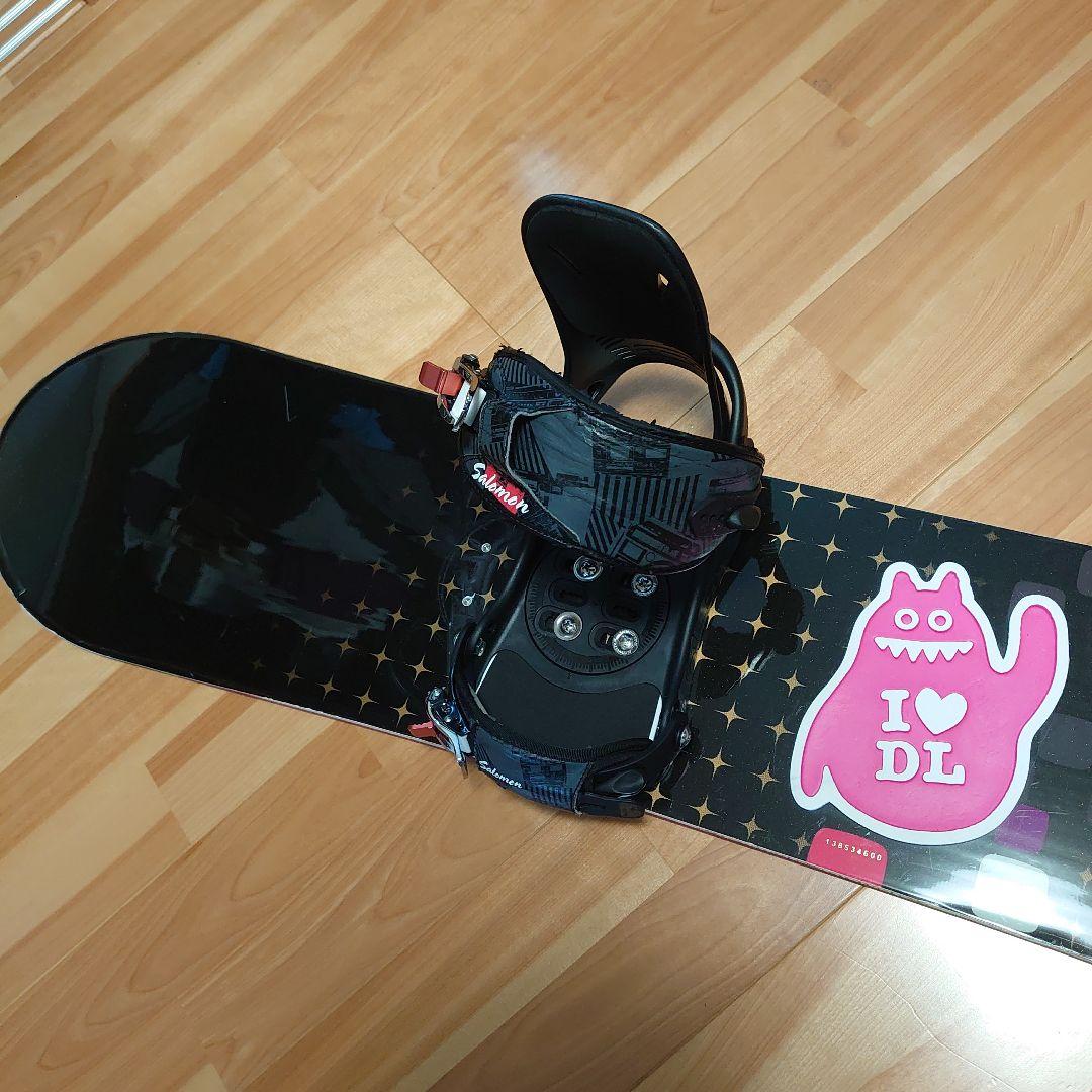 わんこ　スノーボード　板　ビンディング　SWIVEL　SALOMON