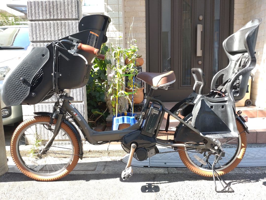 配送可★直接引渡可★カスタム【ヤマハパスキス】電動アシスト自転車★子供乗★充電器