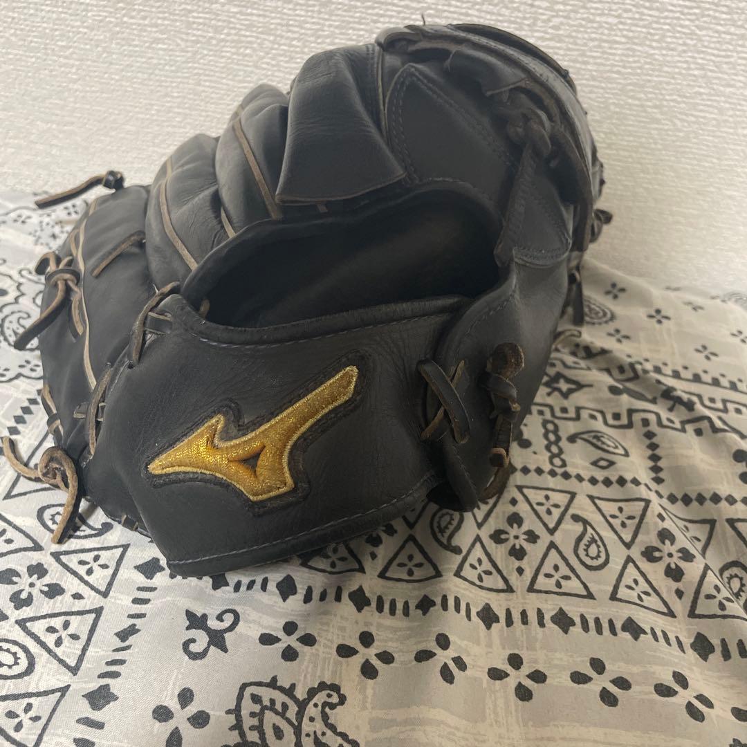 ミズノプロ投手用硬式グローブ 黒