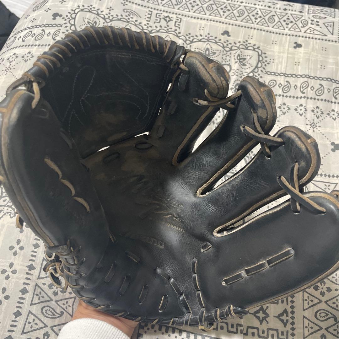 ミズノプロ投手用硬式グローブ 黒