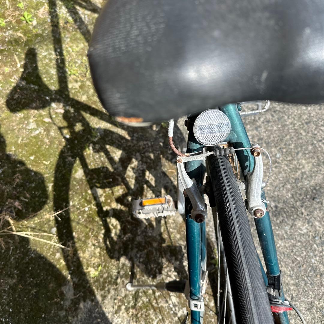 ジャンク品GIANTESCAPE緑色ロードバイク愛知県限定空気入れヘルメット付き