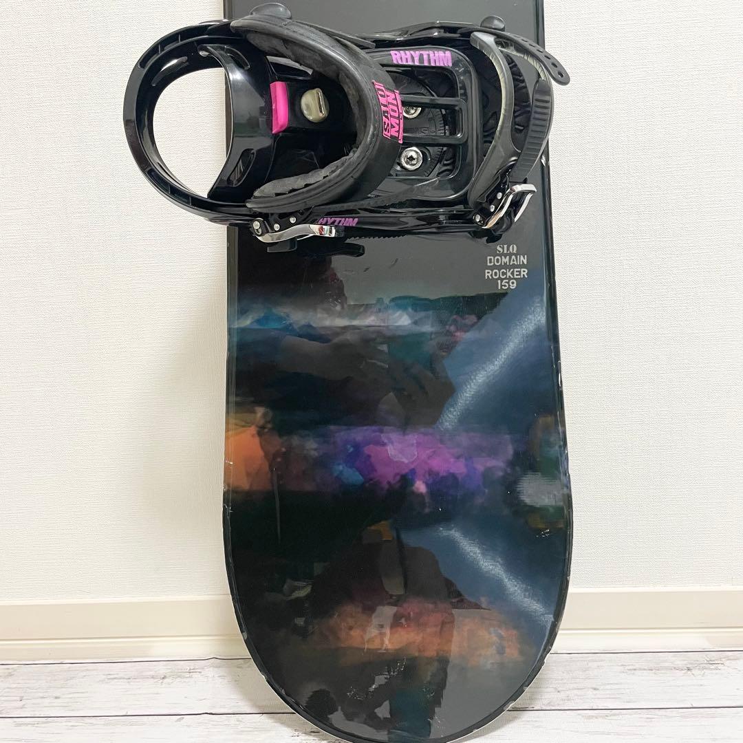 スノーボード SLQ DOMAIN ROCKER 159 SALOMON RHYTHM S