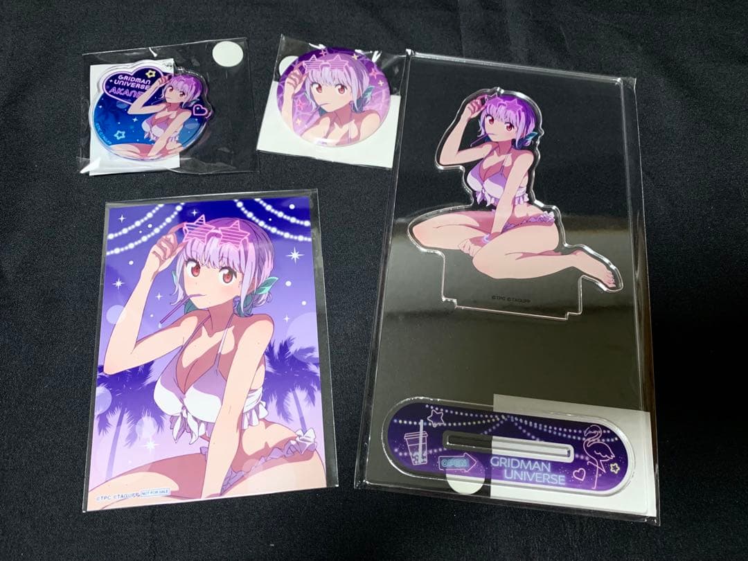 くじコレ グリッドマンユニバース ナイトプール 新条アカネ グッズセット