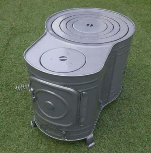 ★薪ストーブ 時計型 新品未使用 ★冬キャンプ冬BBQや災害時に