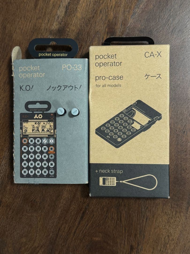 ポケットオペレーター PO-33 K.O! ＋ CA-X 専用ケース セット