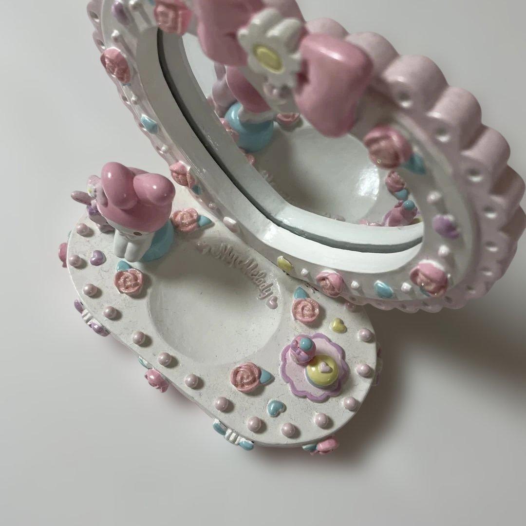 マイメロディ ハート型ミラー