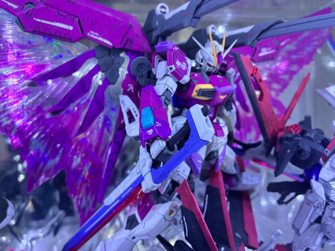 RGインパルス4体セット　部分塗装組み立て済み完成品