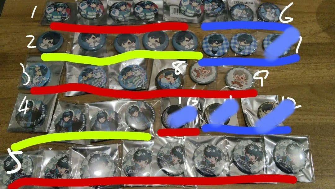 影。/かげまる 缶バッジまとめ売