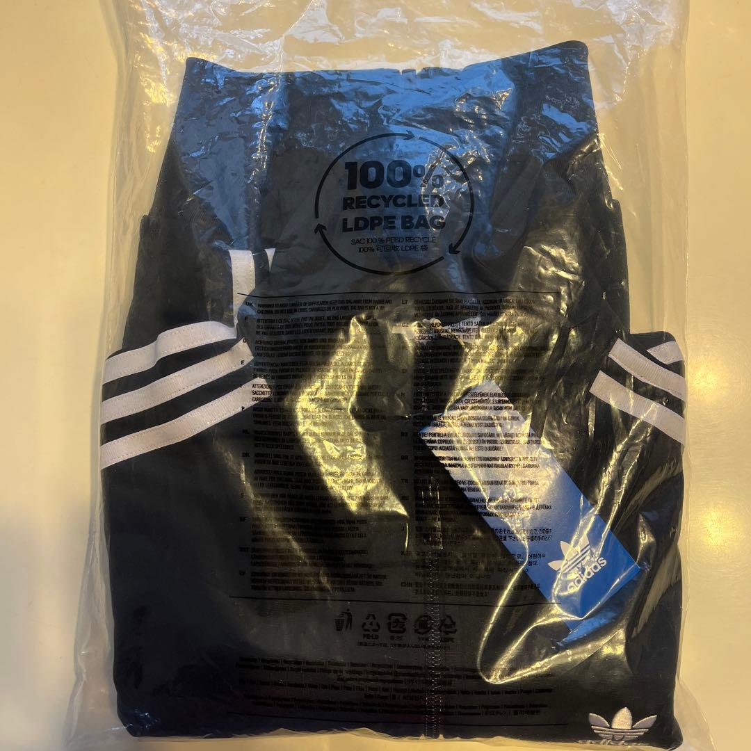 adidas 3本ライン ジャージジャケット 黒