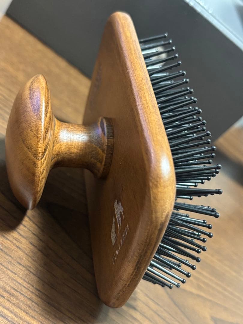 LOUVREDO 日本製 復元ブラシ　ペット用 犬猫 ブラッシング マッサージ