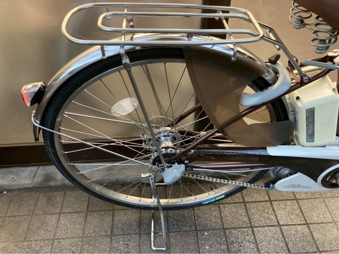 中古電動自転車　パナソニック　リチウムビビDX 26インチ　ブラウン　横浜
