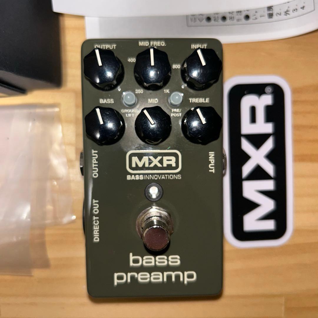 ほぼ未使用MXR M81 bass preamp ベースエフェクター