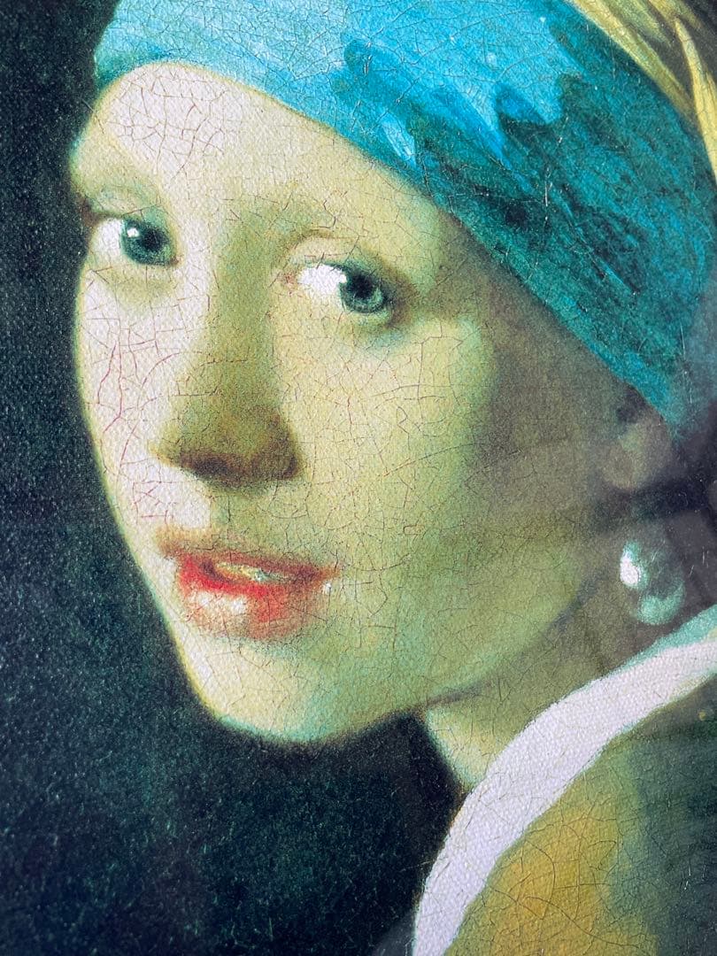 ヨハネス・フェルメール 真珠の耳飾りの少女 証明書付き 高島屋購入 限定複製画