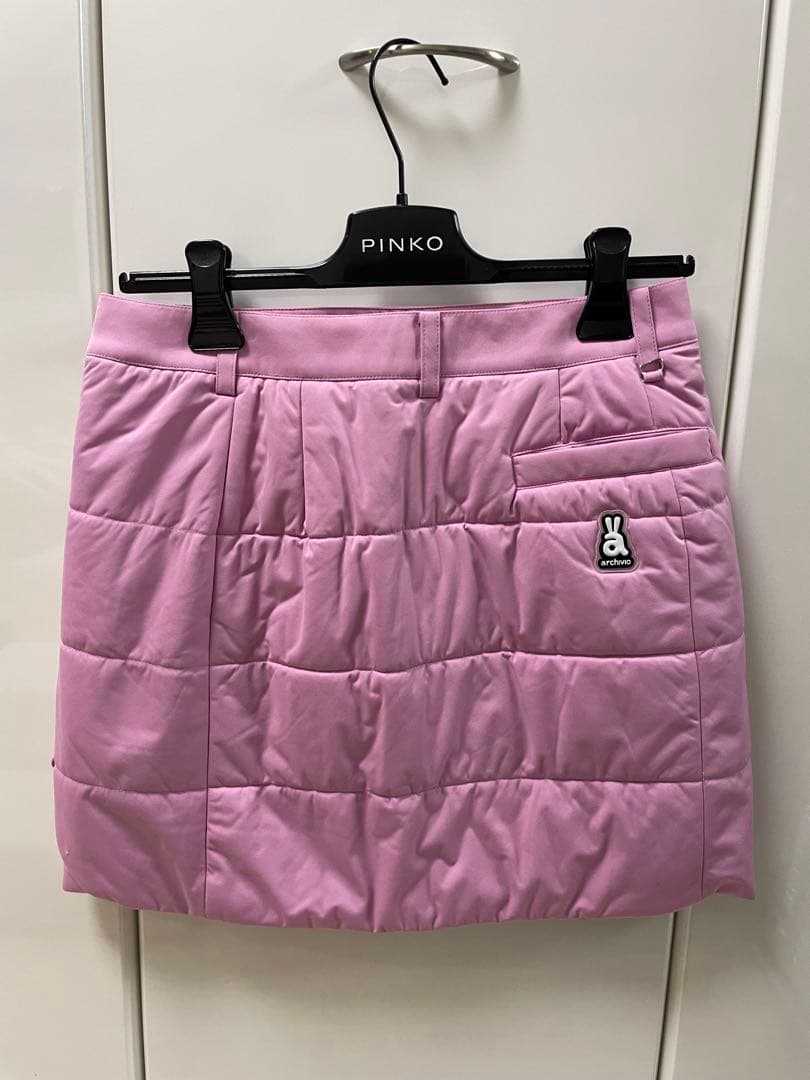 archivio ピンク キルティングスカート