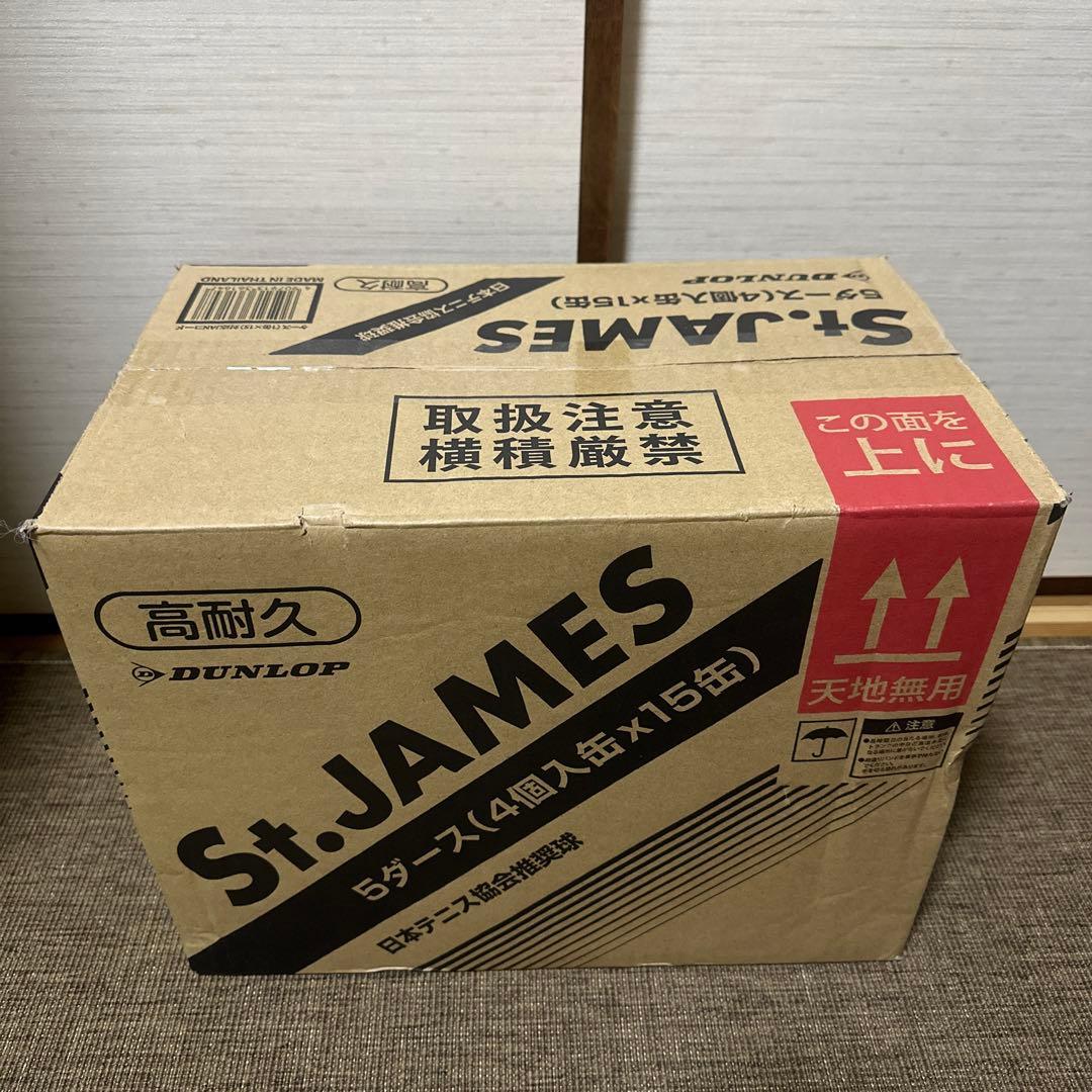DUNLOP St.JAMES テニスボール 15缶セット