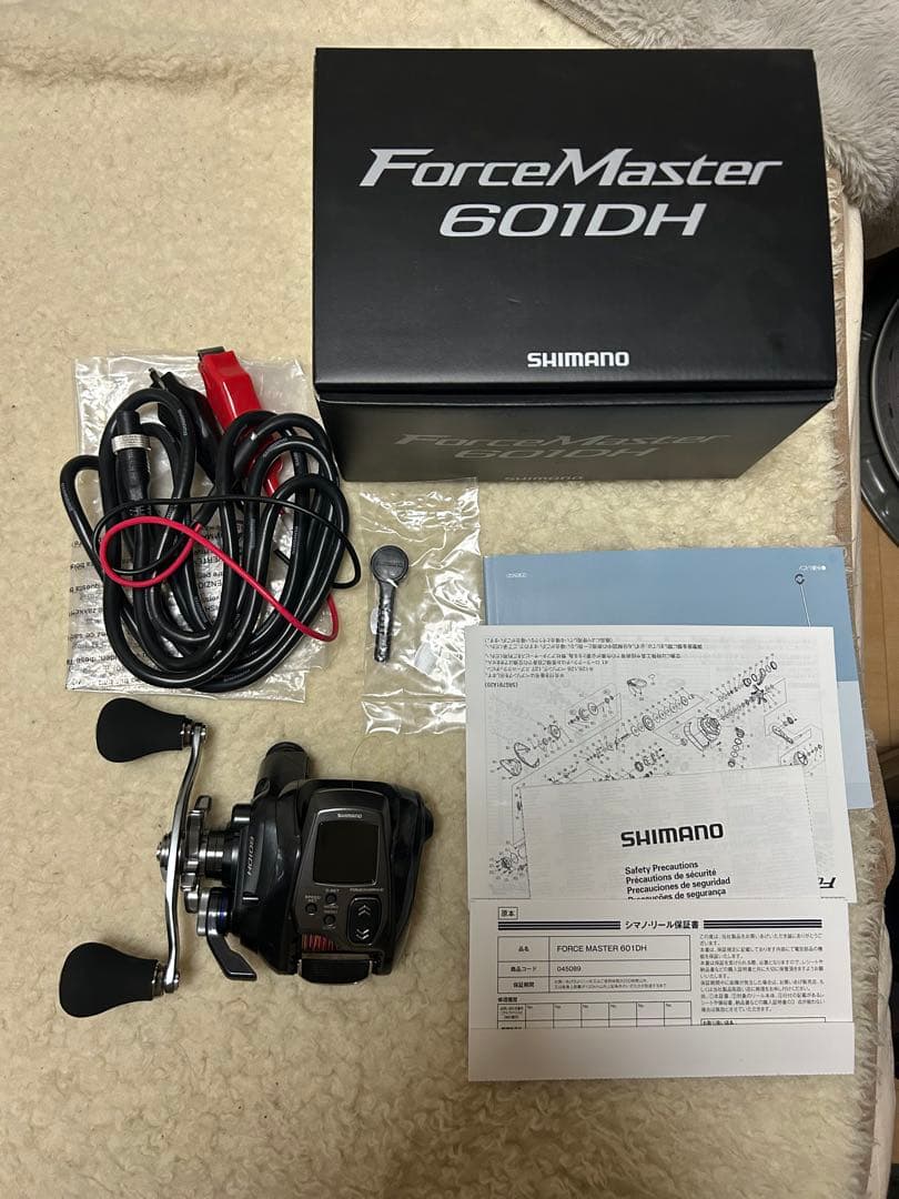 【新品未使用】23フォースマスター 601(600)DH(左ダブルハンドル)