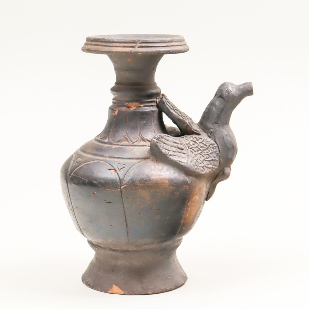 黒陶鳥形ケンディ テラコッタ 水差し