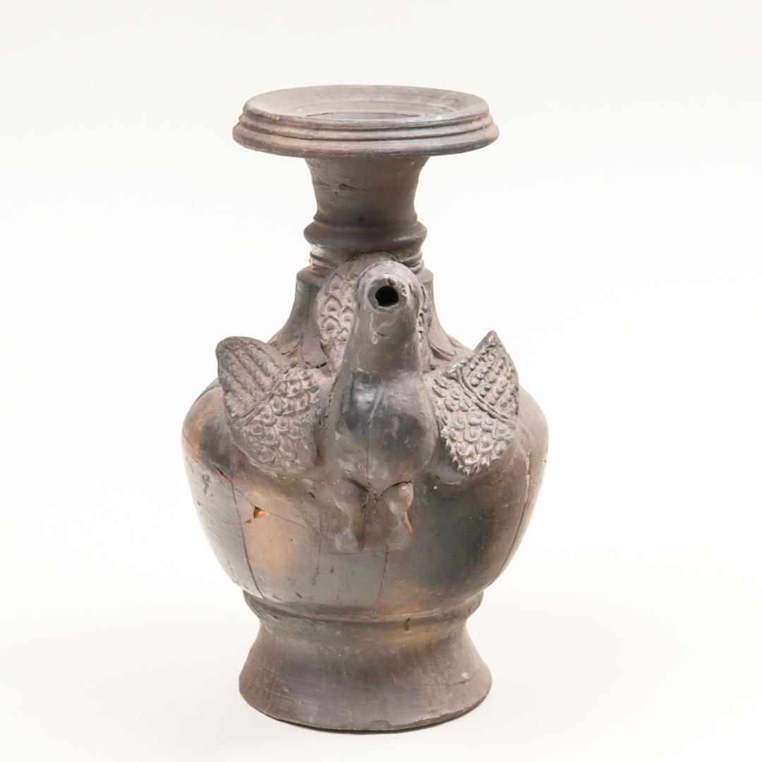 黒陶鳥形ケンディ テラコッタ 水差し