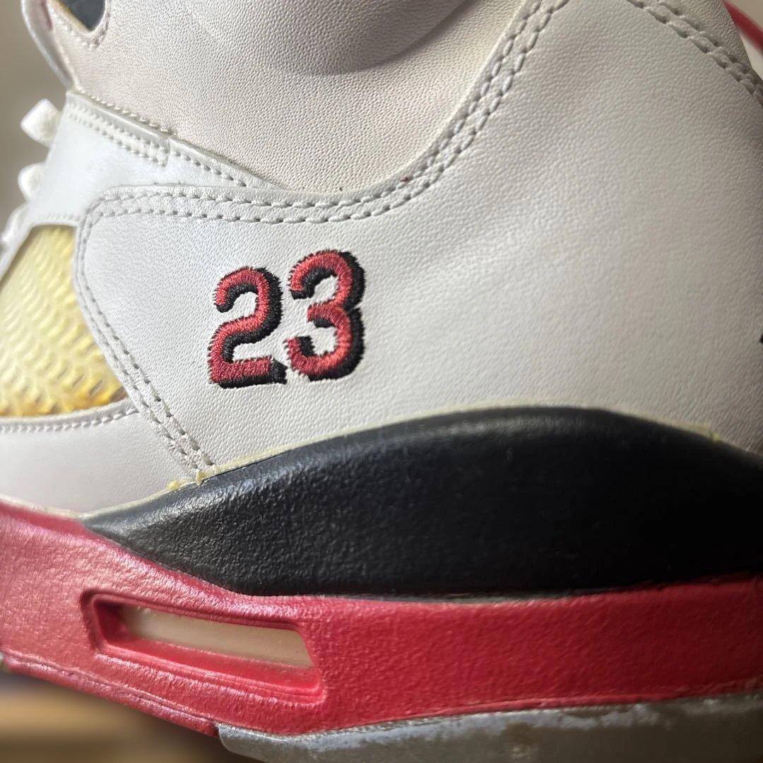 NIKE エアジョーダン5 Fire Red 28.5cm