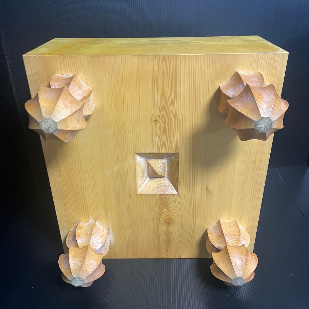 【岡村虎吉 作】本榧 木表 碁盤 5.9寸厚み17.9cm 17kg 囲碁 将棋