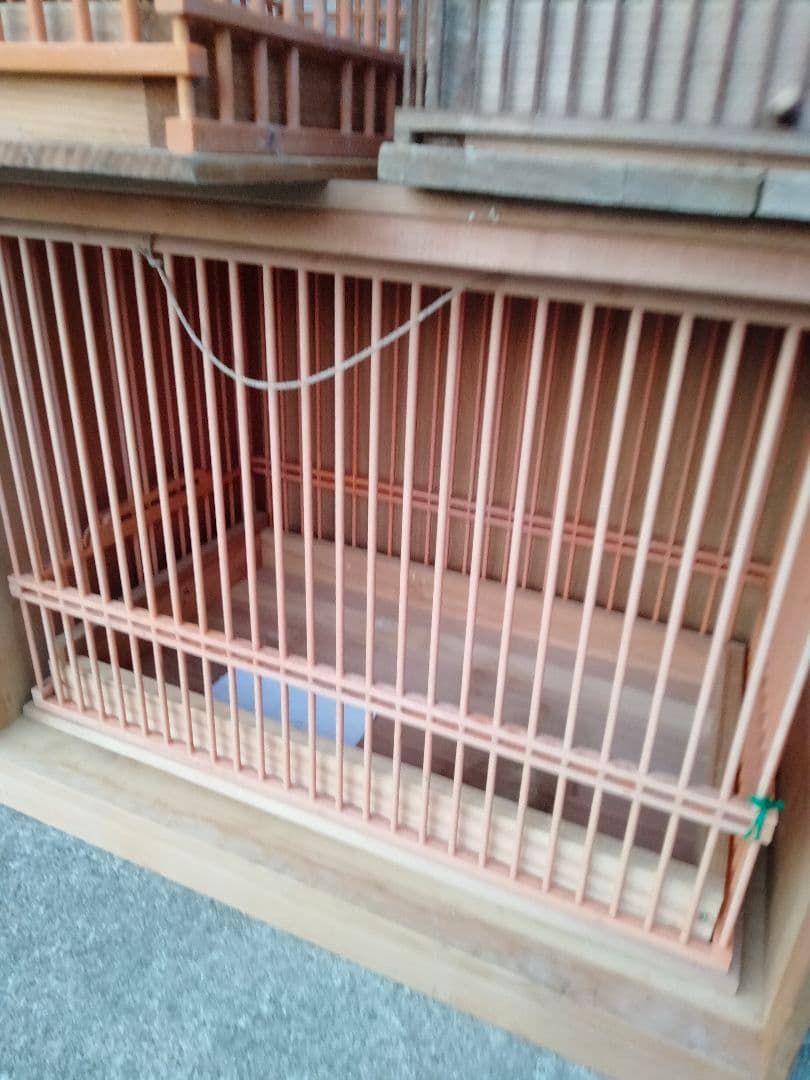 引き取り限定　メジロかごセット 大中小 付属品付き