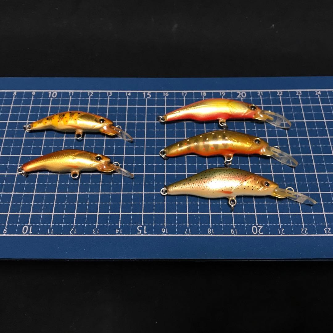 【匿名配送】ZANMAI ルアー MDミノー フローティング 5個セット