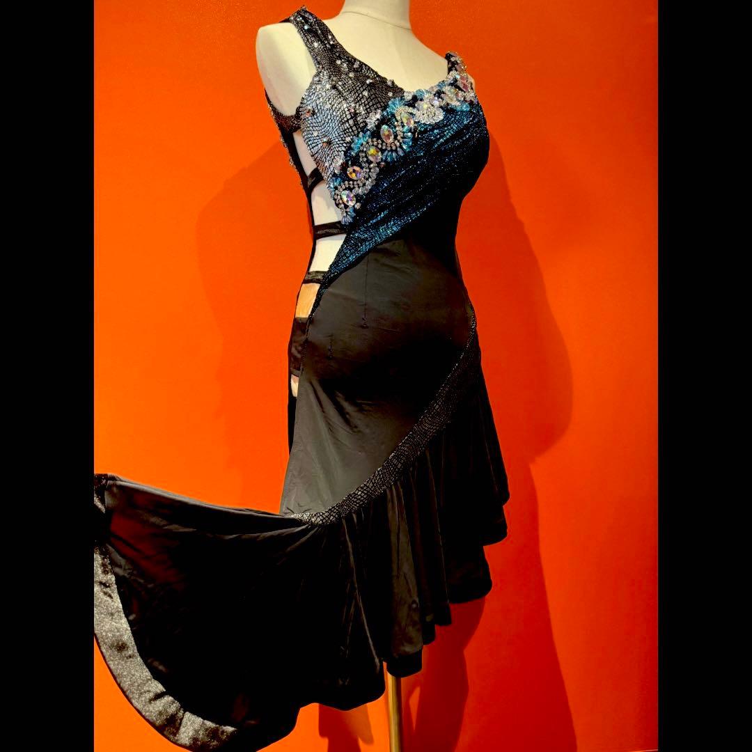 社交ダンス用アシンメトリックドレス