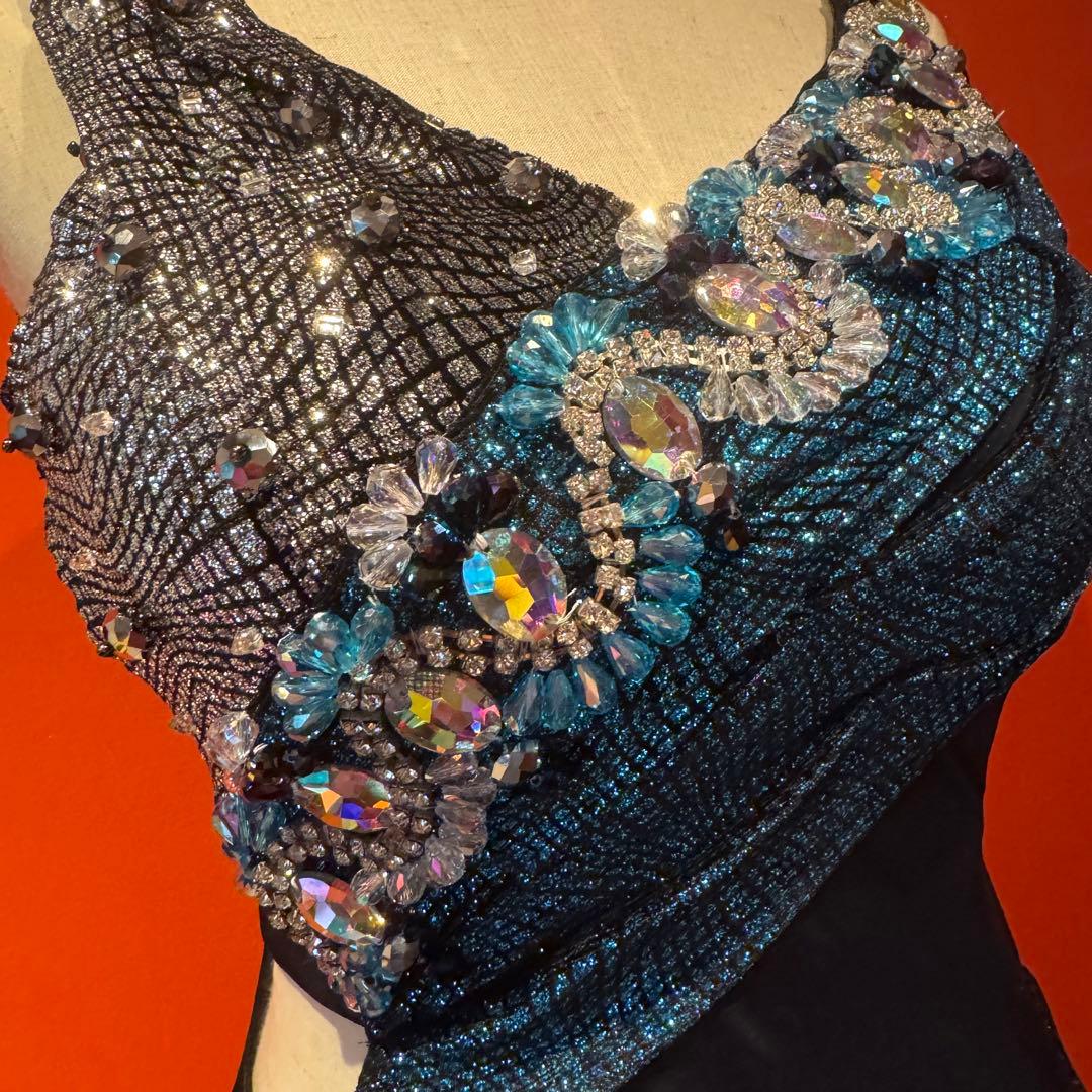 社交ダンス用アシンメトリックドレス