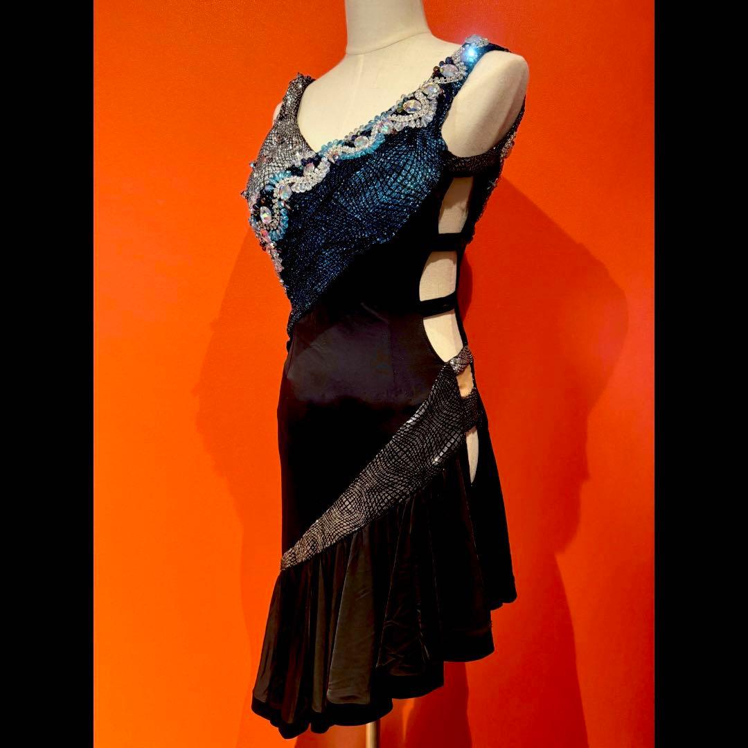 社交ダンス用アシンメトリックドレス