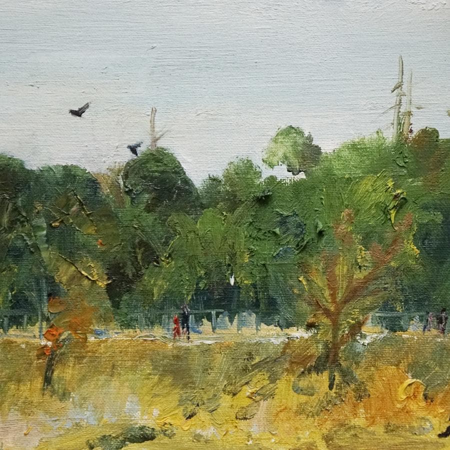 岩井新吉 8号 風景画 油彩 油絵 絵画 肉筆 額装 美術品